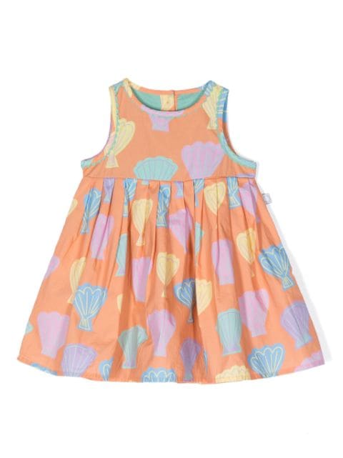 Stella McCartney Kids seashell-print cotton dress set