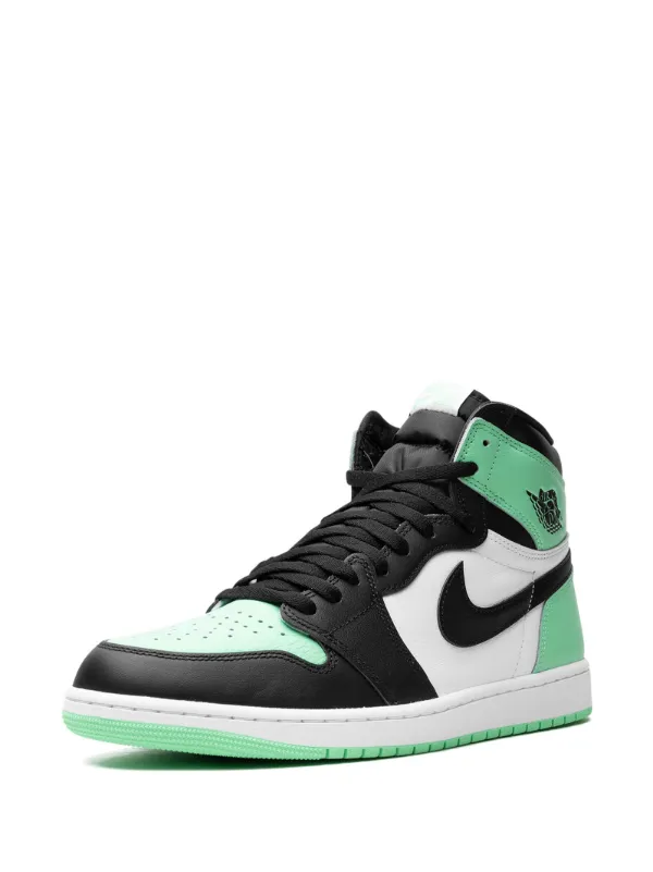 Jordan Air Jordan 1 Retro High OG Green Glow Sneakers White FARFETCH IE