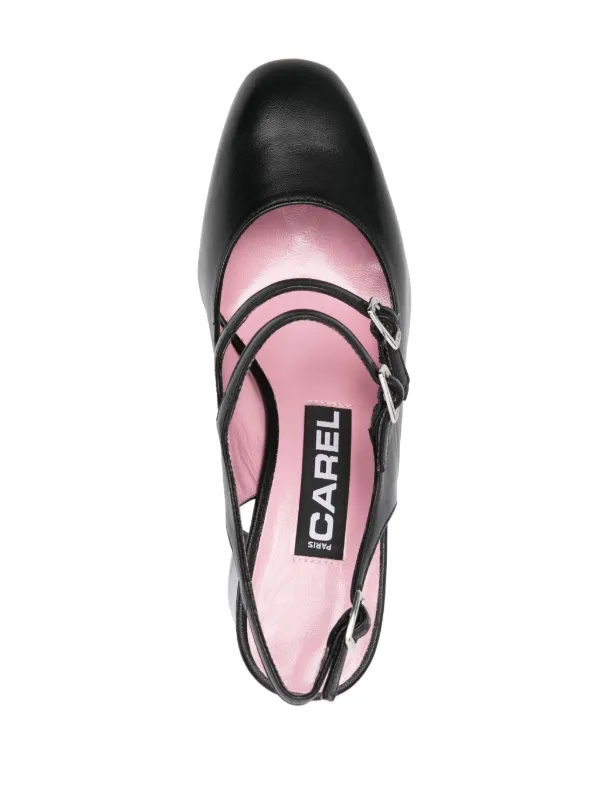 Carel Paris Banana 60mm Slingback Pumps | Black | FARFETCH