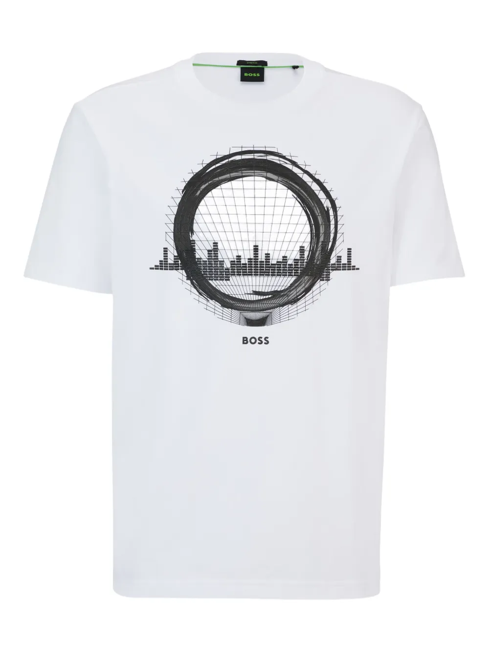 BOSS T-shirt met logo Zwart
