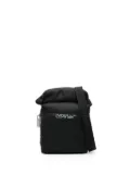 Off-White logo-print messenger bag - Black