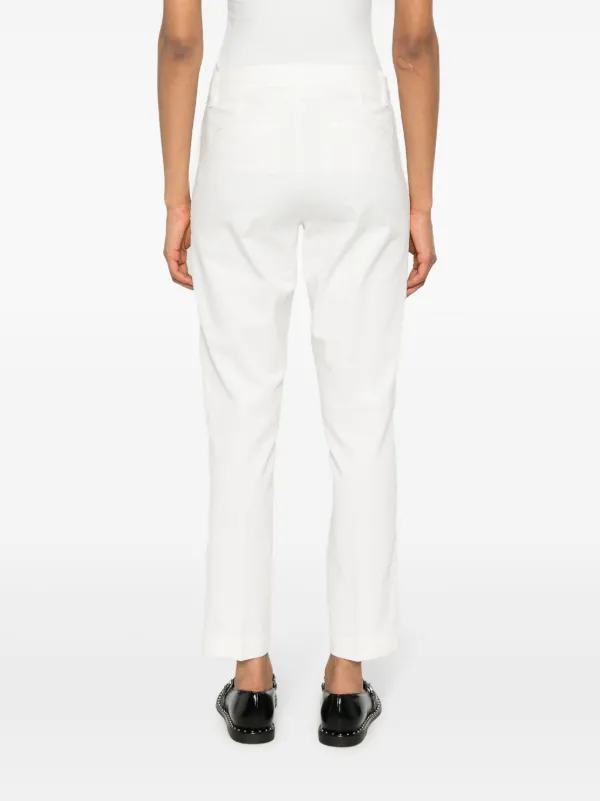 Polo Ralph Lauren high-waisted slim-fit Trousers | White