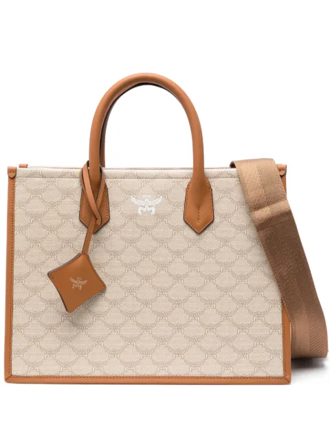 MCM medium Himmel canvas tote bag