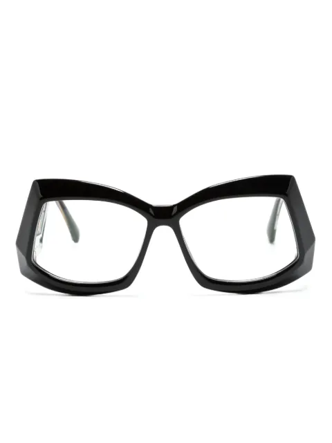 Cazal geometric-frame glasses