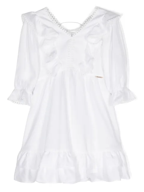 TWINSET Kids pompom-detail dress