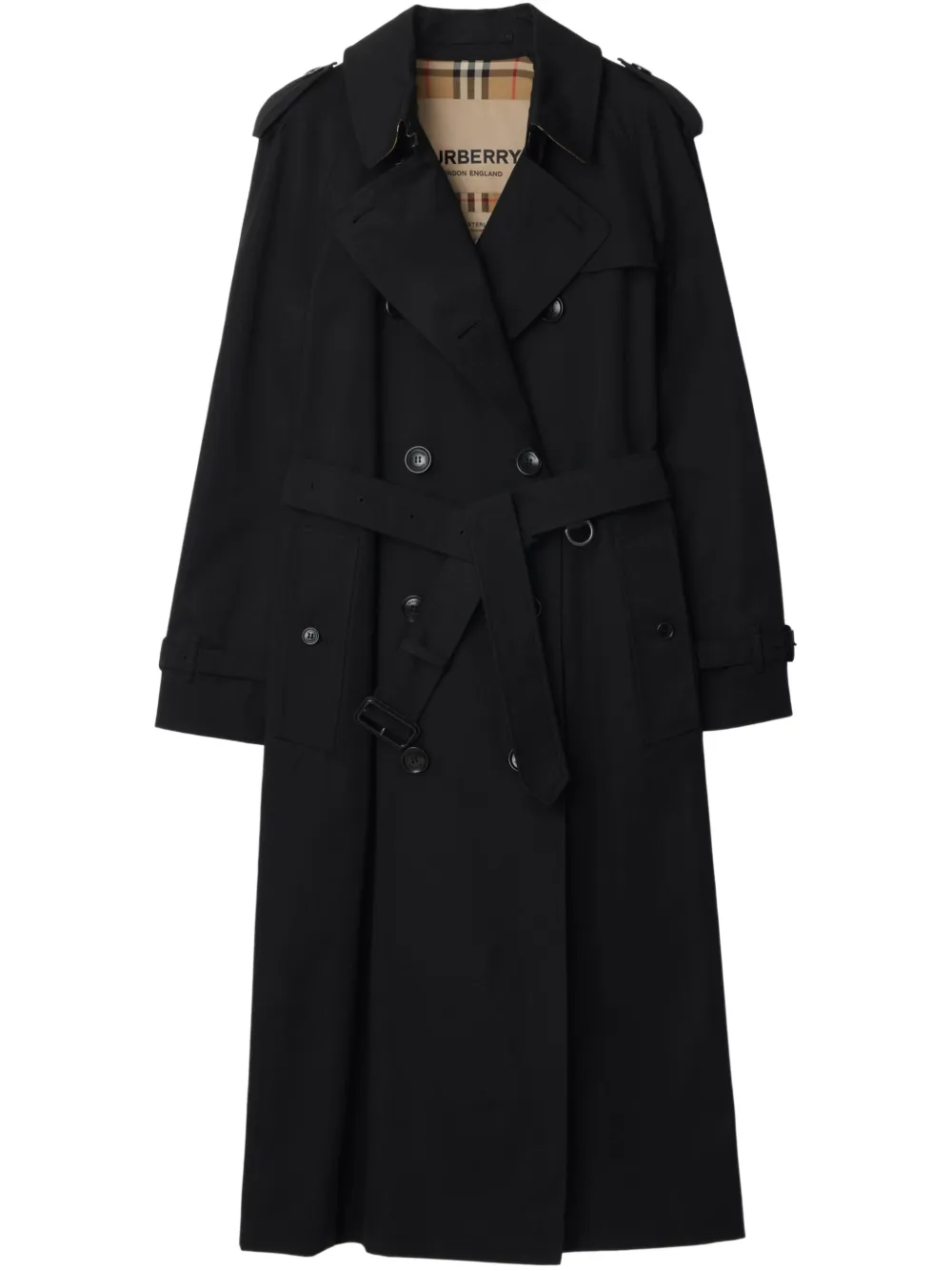 Burberry The Waterloo trenchcoat Zwart