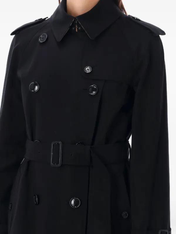 Burberry The Waterloo Trench Coat | Black | FARFETCH