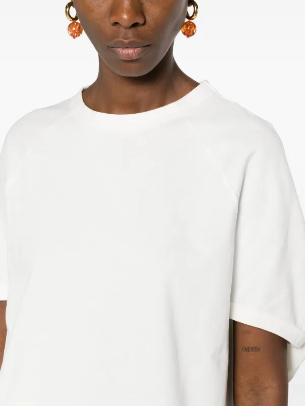 価格は安く Fabiana Filippi short-sleeve Cotton T-shirt | White トップス