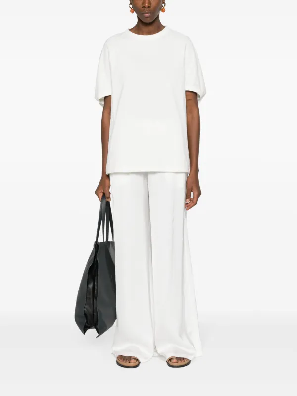 Tシャツ・カットソー FABIANA FILIPPI Woman T-Shirt White JED275F151L454 VR2 Jersey T-shirt, optical white for Women | Fabiana Filippi®