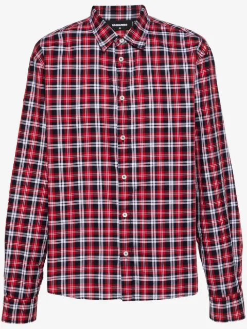 DSQUARED2 Canadian Burbs チェック シャツ