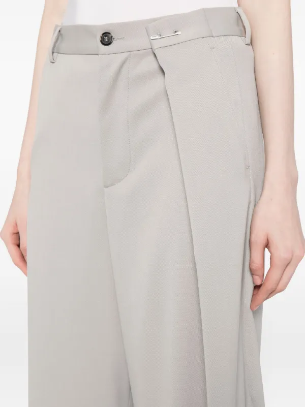 MM6 Maison Margiela プリーツ クロップドパンツ - Farfetch 