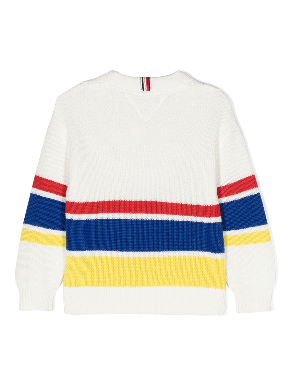 Tommy Hilfiger Junior Gestreepte trui - Wit