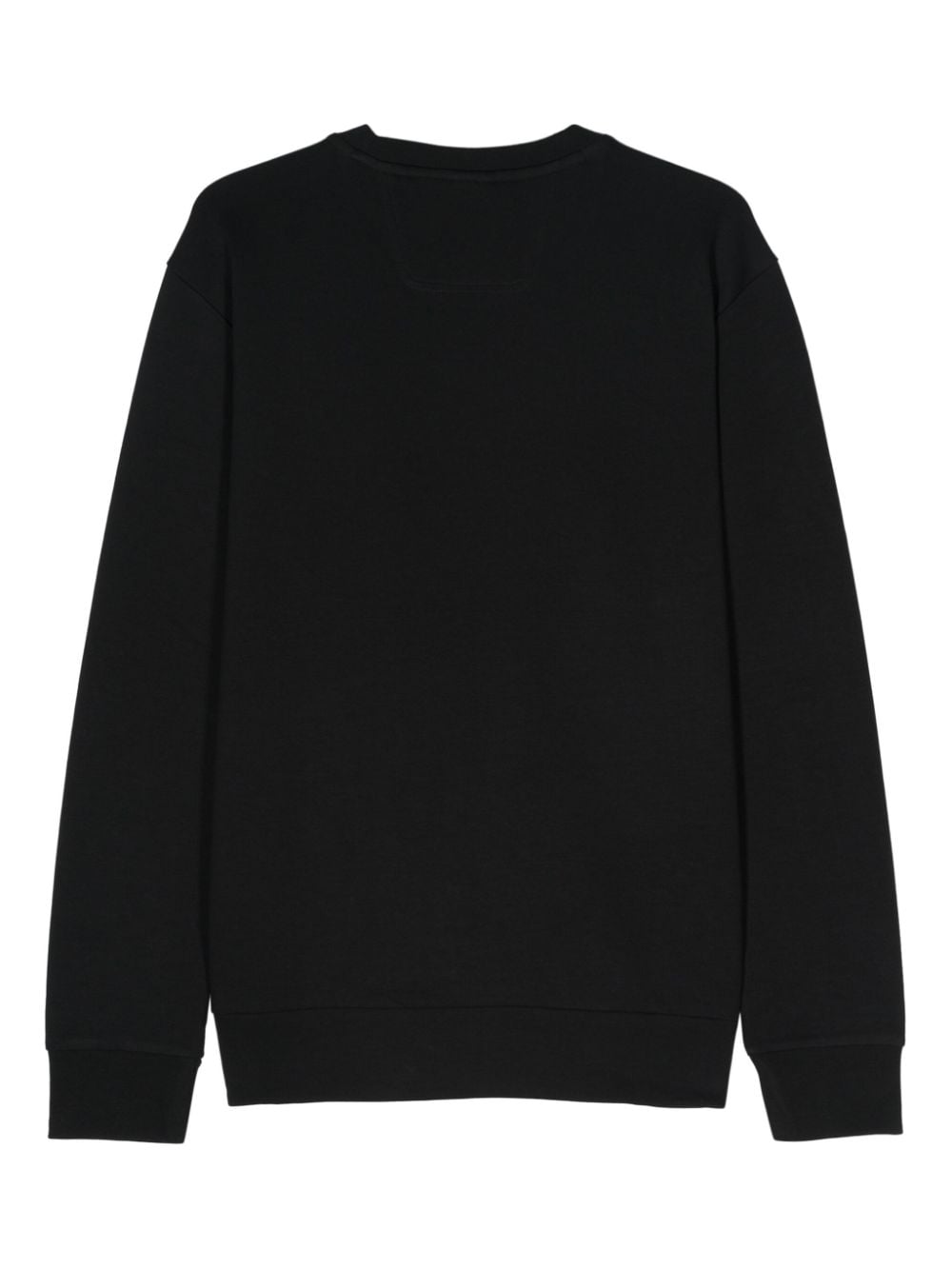Shop Hugo Boss Logo-appliqué Cotton Sweatshirt In Black