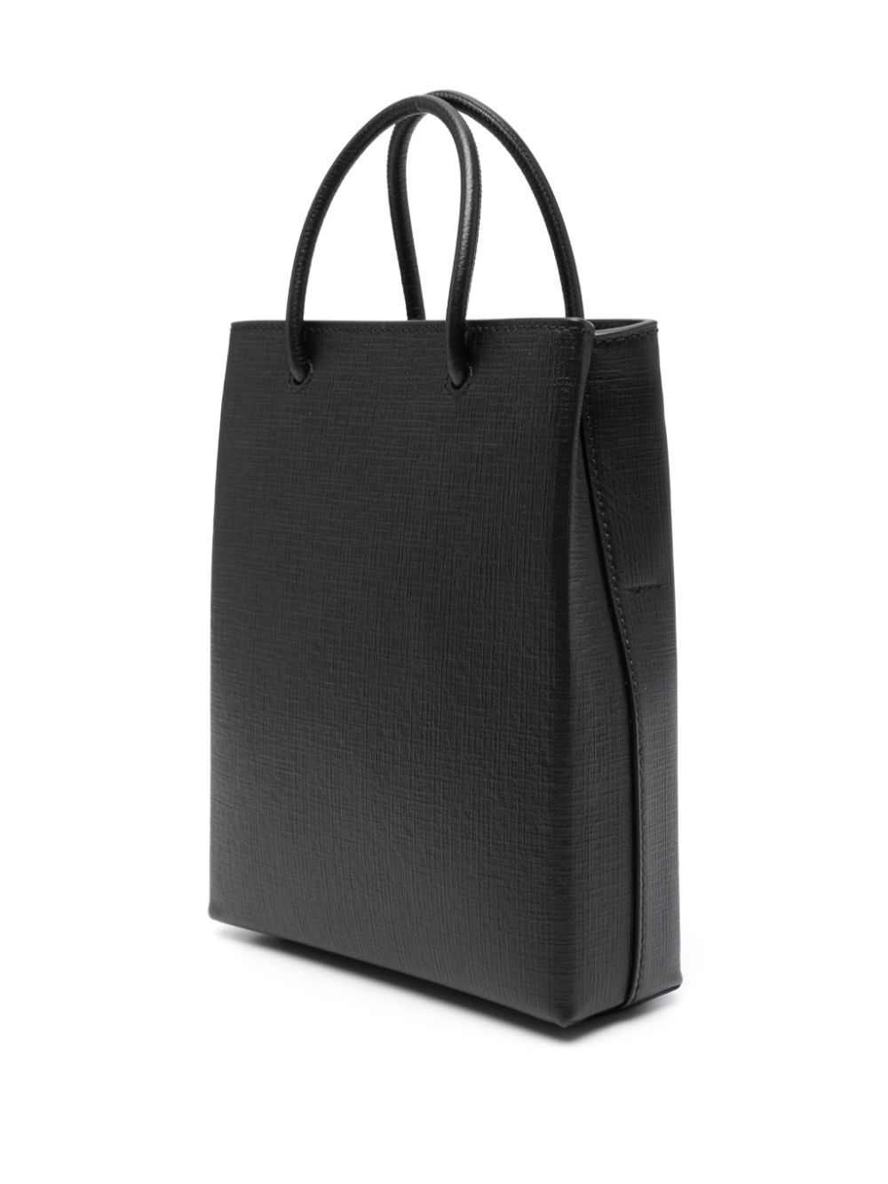 Shop Balenciaga Mini Shopping Tote Bag In Black