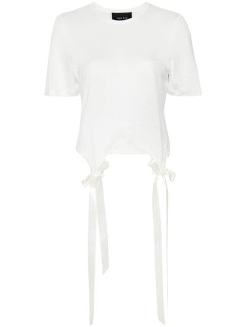 Simone Rocha playera con detalle de moño