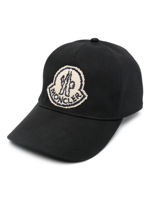 Black moncler cap online