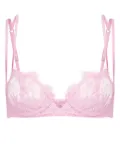 Kiki de Montparnasse Jolie floral-lace balconette bra - Pink