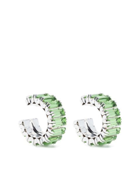 Magda Butrym crystal-embellishment hoop earrings