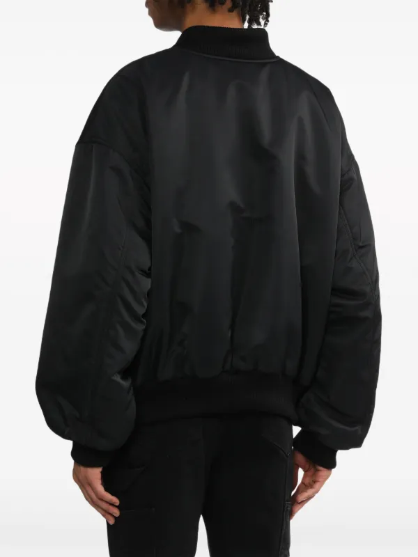 We11done zip-up Bomber Jacket | Black | FARFETCH
