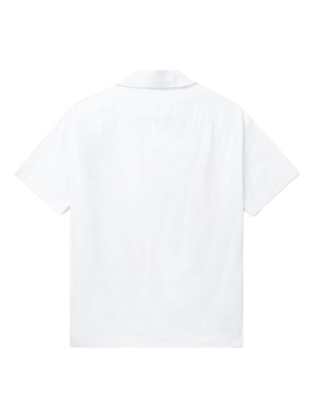 Shop Jw Anderson Gnome Trio Cotton Shirt In White