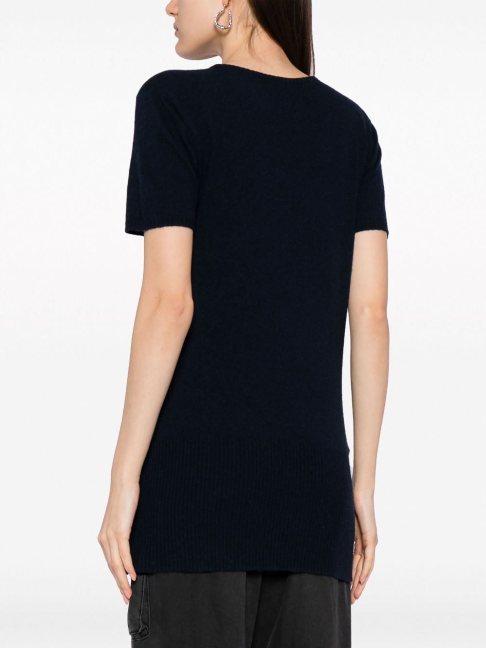 CHANEL 2000s knitted cashmere T-shirt Women