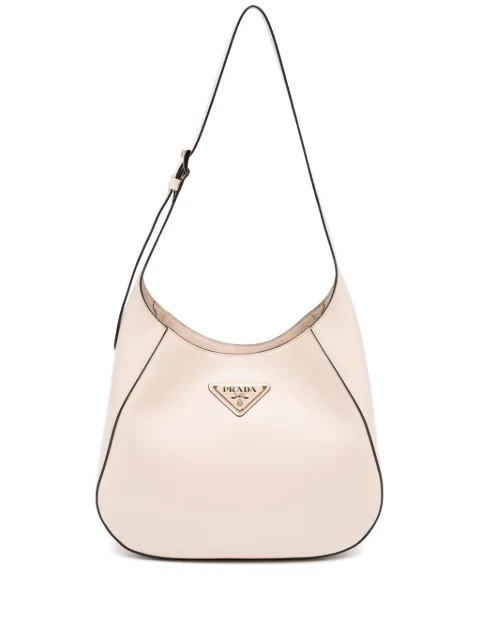 Prada triangle logo shoulder bag