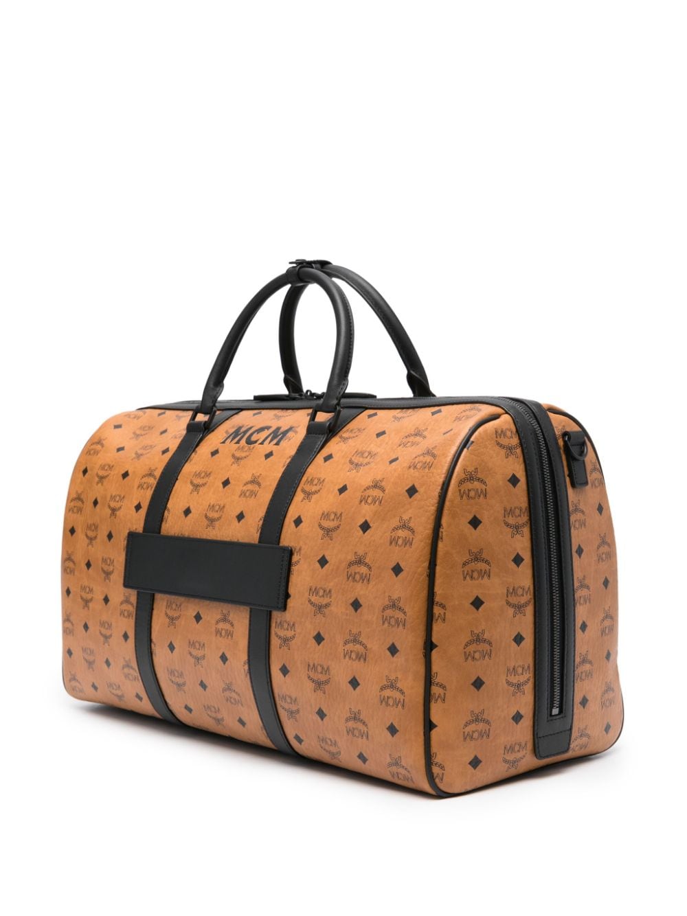 Shop Mcm Ottomar Visettos Holdall In Brown