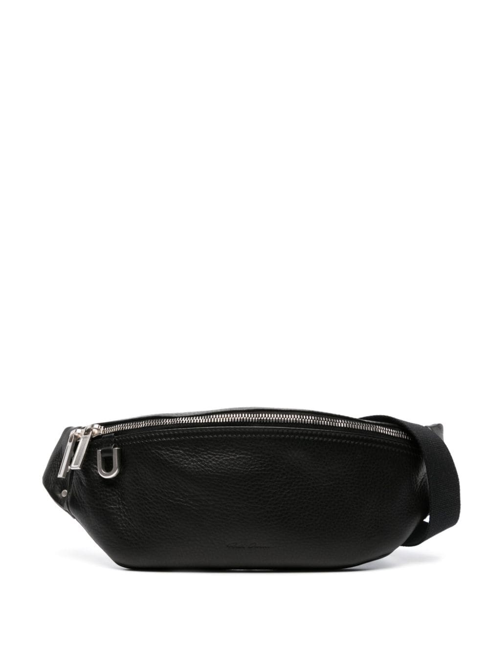 Shop Rick Owens Bumbag Leather Tote Bag In Black