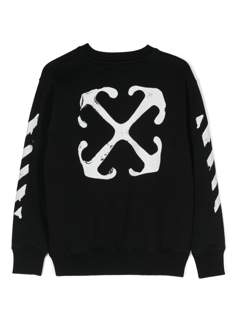 Shop Off-white Logo-print Sweatshirt In Black