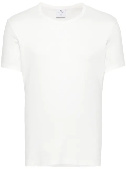 Courrèges playera con aplique del logo