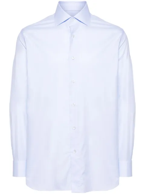 Brioni camisa con cuello italiano
