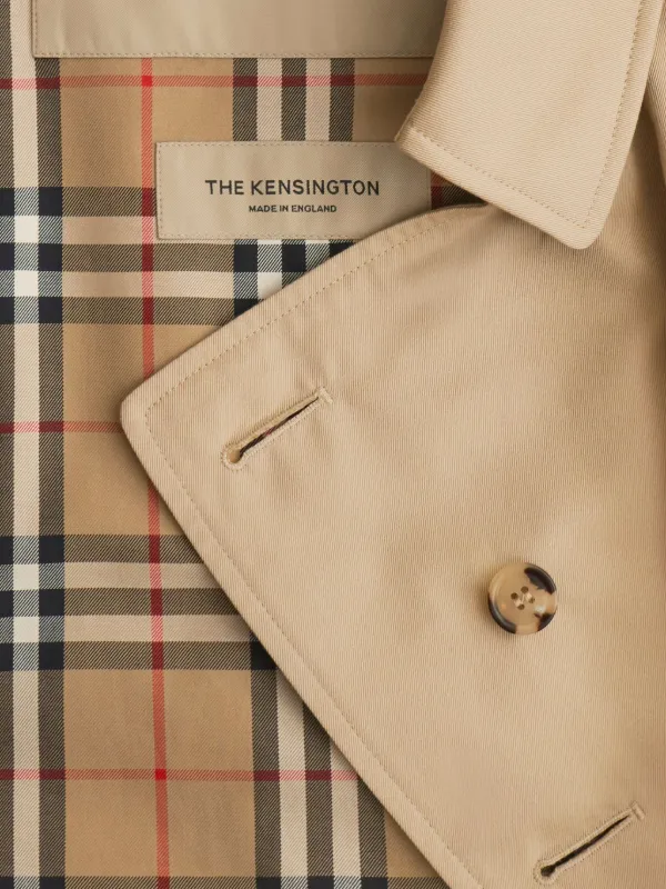 Burberry Heritage Kensington Belted Trench Coat | Neutrals | FARFETCH