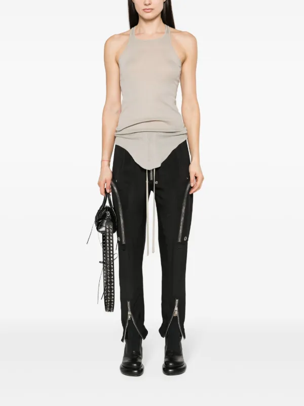 Rick Owens Forever Basic Cotton Tank Top | Grey | FARFETCH