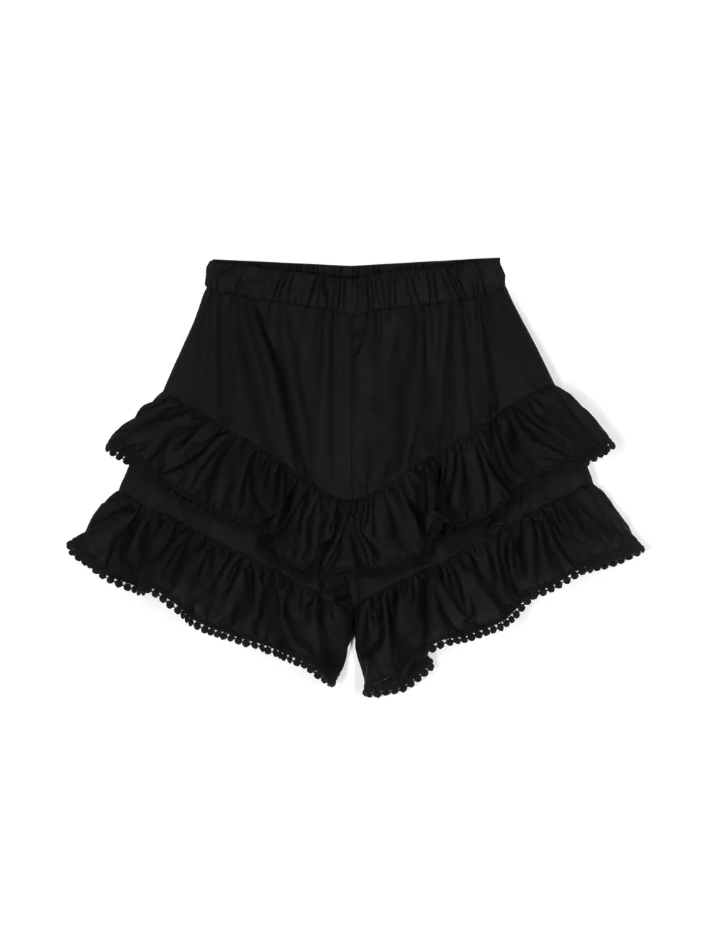 TWINSET Kids Sokken met pompon - Zwart