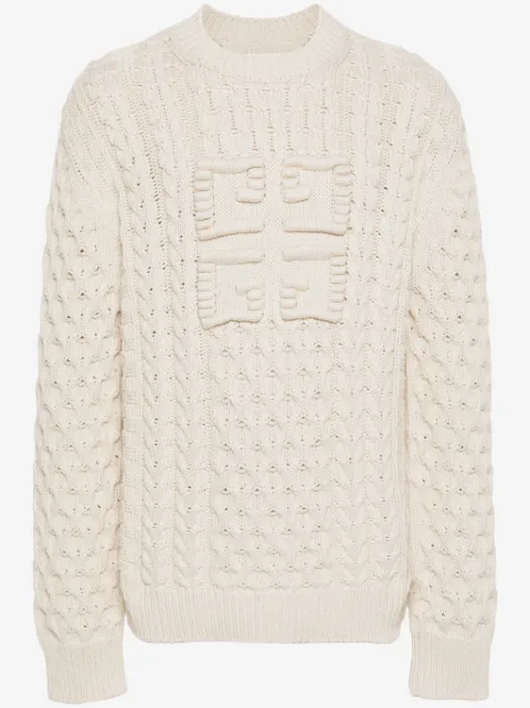 Givenchy 4G cable-knit jumper