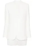 Brunello Cucinelli layered single-breasted blazer - White