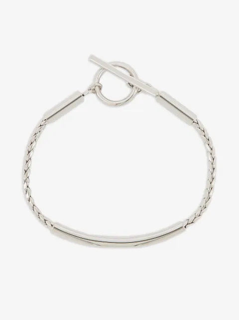 Saint Laurent rope-chain tube bracelet
