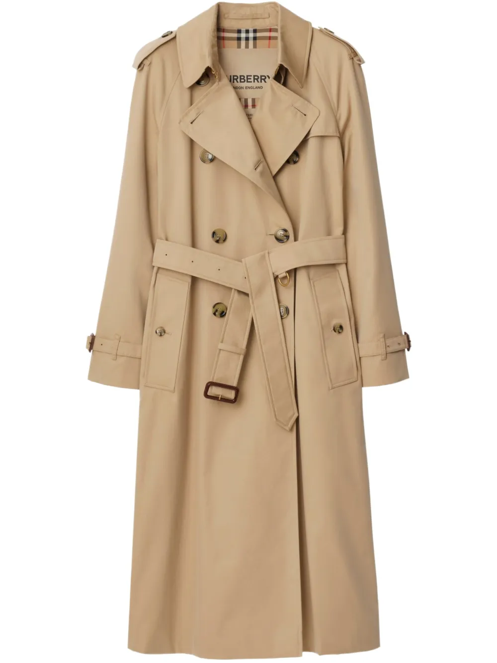 Burberry ダブルブレスト トレンチコート - ニュートラル Burberry ダブルブレスト トレンチコート - ニュートラル