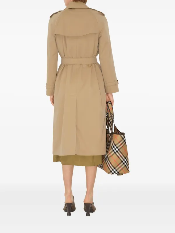 Burberry double-breasted Trench Coat Neutrals FARFETCH PH