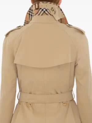 Burberry ダブルブレスト トレンチコート | ニュートラル | FARFETCH JP