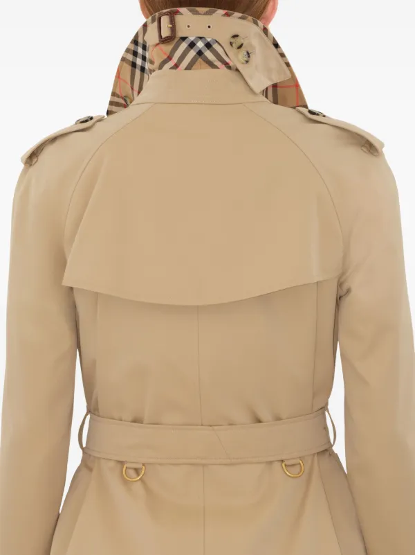 Burberry ダブルブレスト トレンチコート | ニュートラル