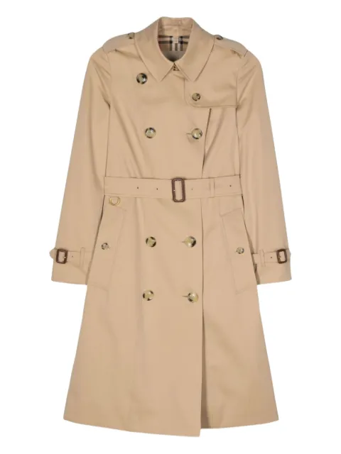 Burberry gabardina con doble botonadura