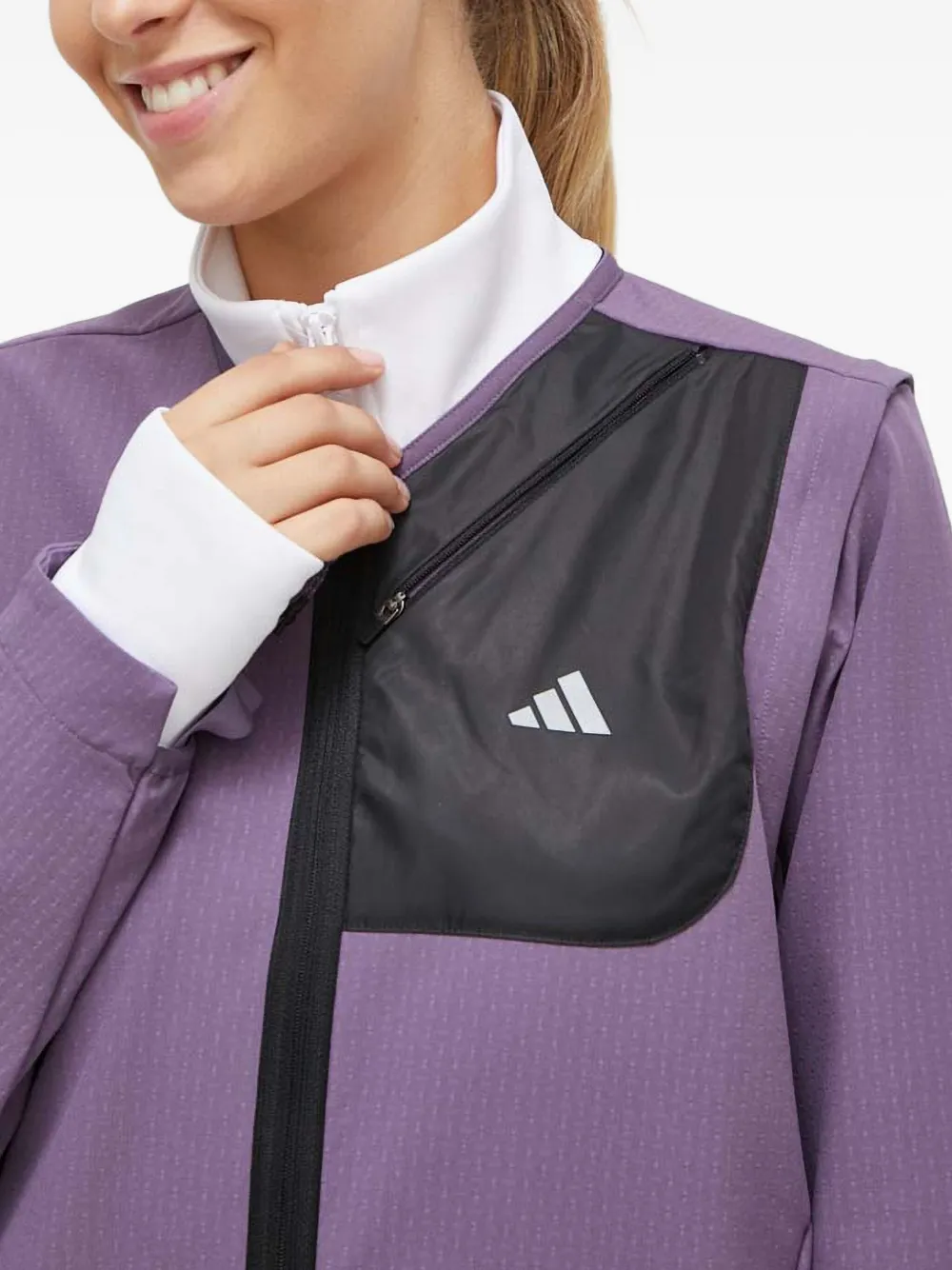 Adidas Originals Zip-up Jacket In Purple