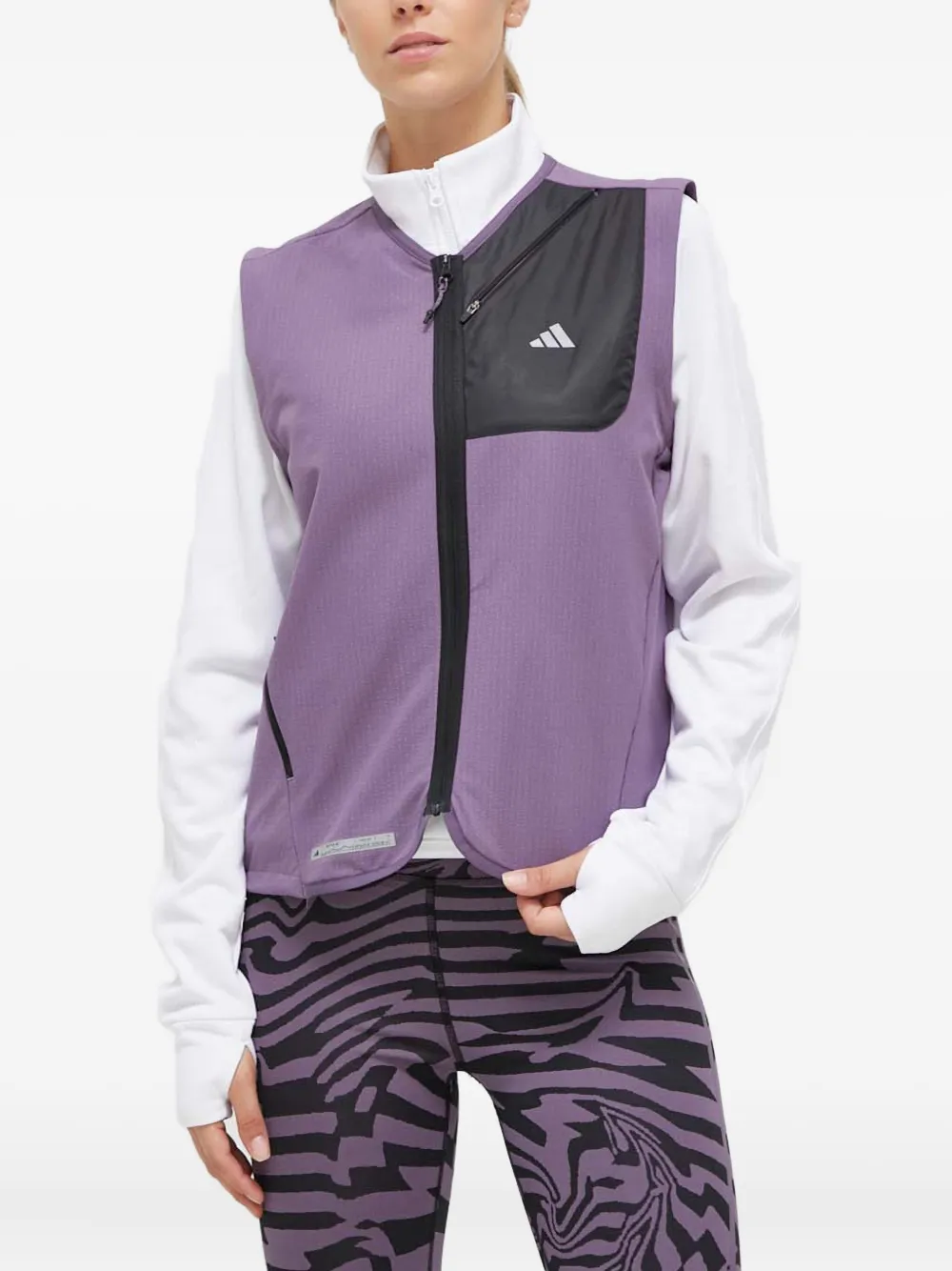 Adidas Originals Zip-up Jacket In Purple