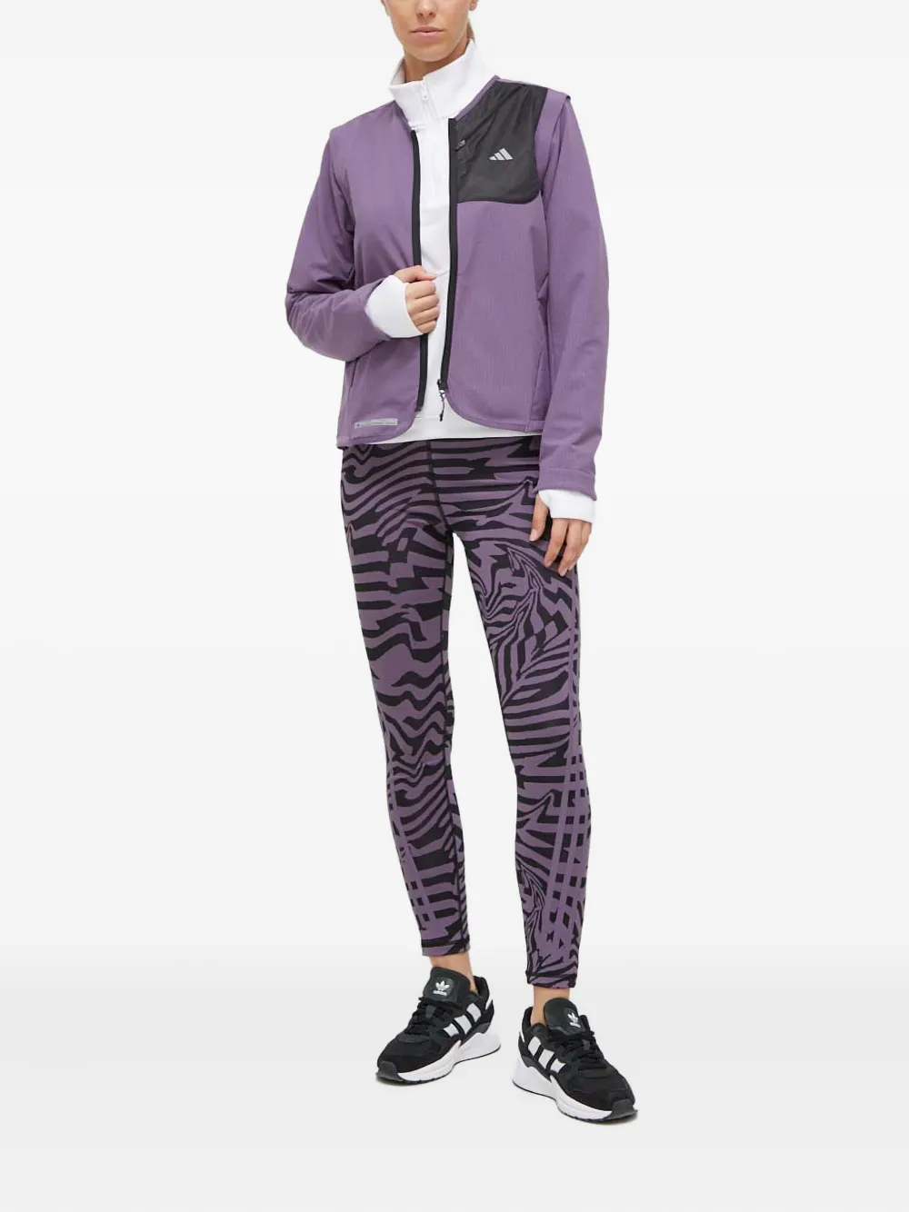 Adidas Originals Zip-up Jacket In Purple