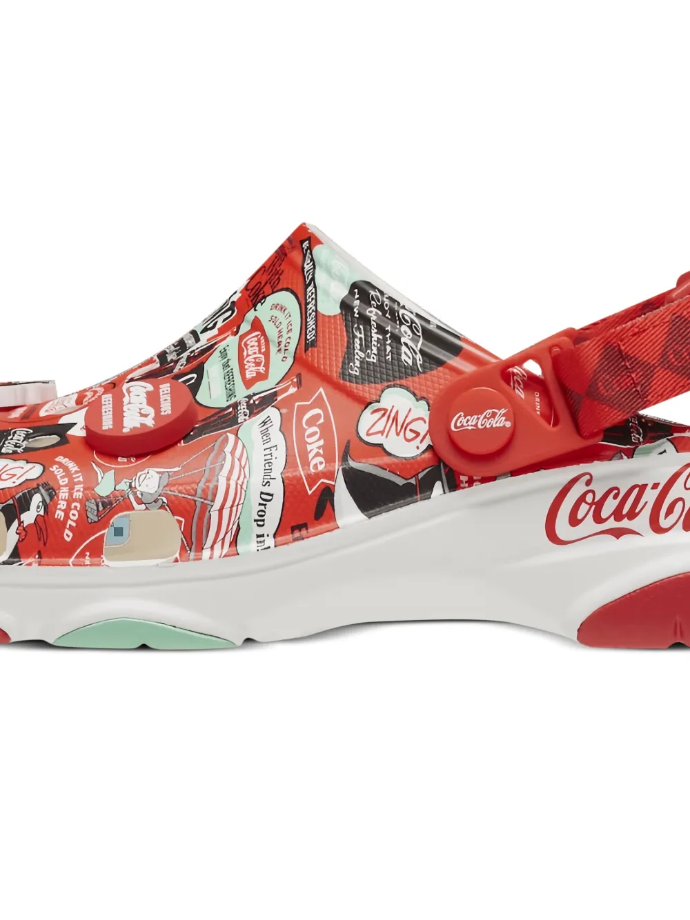 Crocs x Coca-Cola All-Terrain klompen Rood