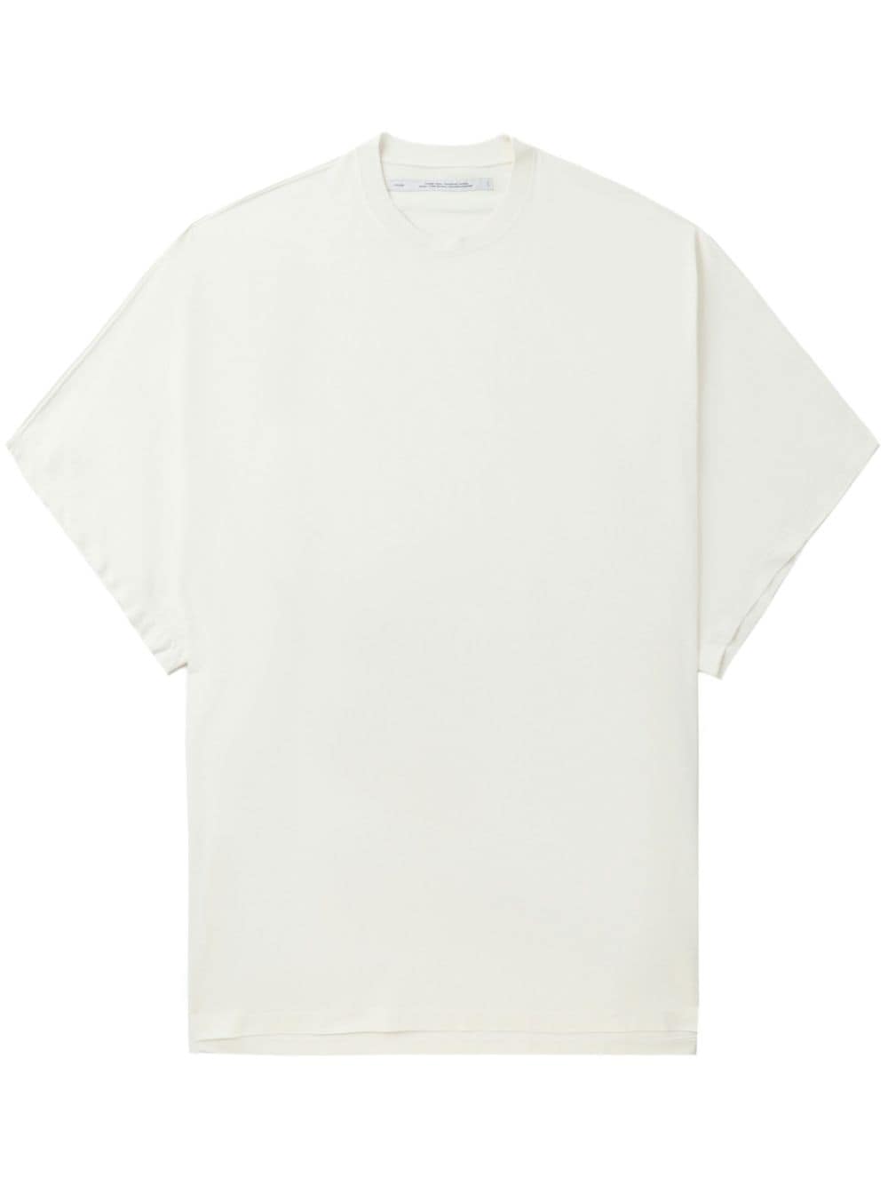 Julius Drop-shoulder Cotton T-shirt In White