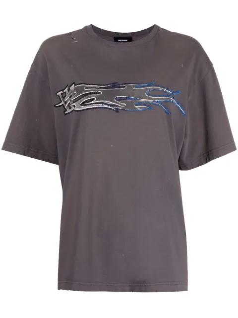 We11done graphic-print cotton T-shirt