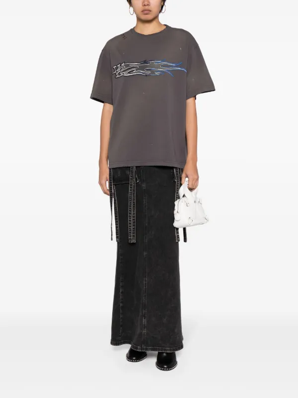 We11done グラフィック Tシャツ | グレー | FARFETCH JP