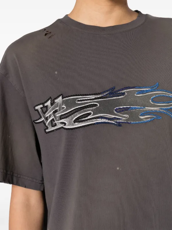 WE11￼DONE Tシャツ We11done グラフィック Tシャツ | グレー | FARFETCH JP